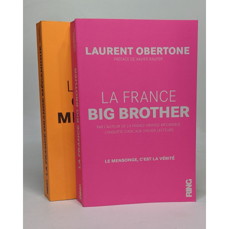 Lot de 2 ouvrage de Laurent Obertone: La France Orange Mécanique