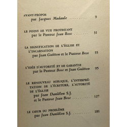 Le dialogue catholique - protestant - avant-propos de Jacques Madaule