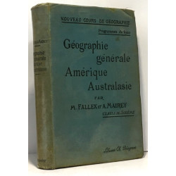 Géographie générale amérique australasie