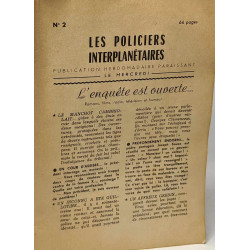 Les policiers interplanétaires - n°2 - préparez une cellule pour...