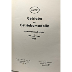 Getriebe und getriebemodelle - getriebemodellschaud des AWF und...