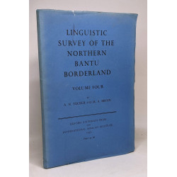 Linguistic survey of the northern bantu borderland - volume four -...