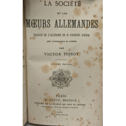 La société et les moeurs allemandes traduit par Johannès Scherr