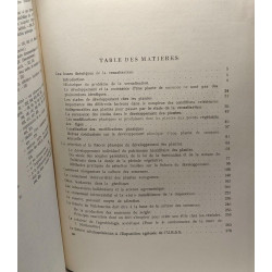 Agrobiologie - génétique sélection et production des semences
