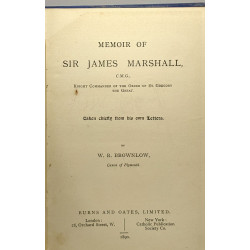 Memoir of Sir James Marshall: taken chiefly from his own letters