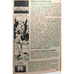 Wolverine - Marvel n°4 febbrario 1990 edizioni Play press