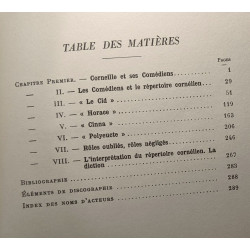 Les grands rôles du théâtre de Corneille