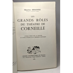 Les grands rôles du théâtre de Corneille
