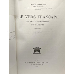 Le vers français - ses moyens d'expression son harmonie