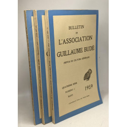 Bulletin de l'association Guillaume Budé (revue de culture...