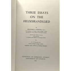 Three essays on the hildebrandslied