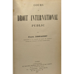 Cours de droit international public