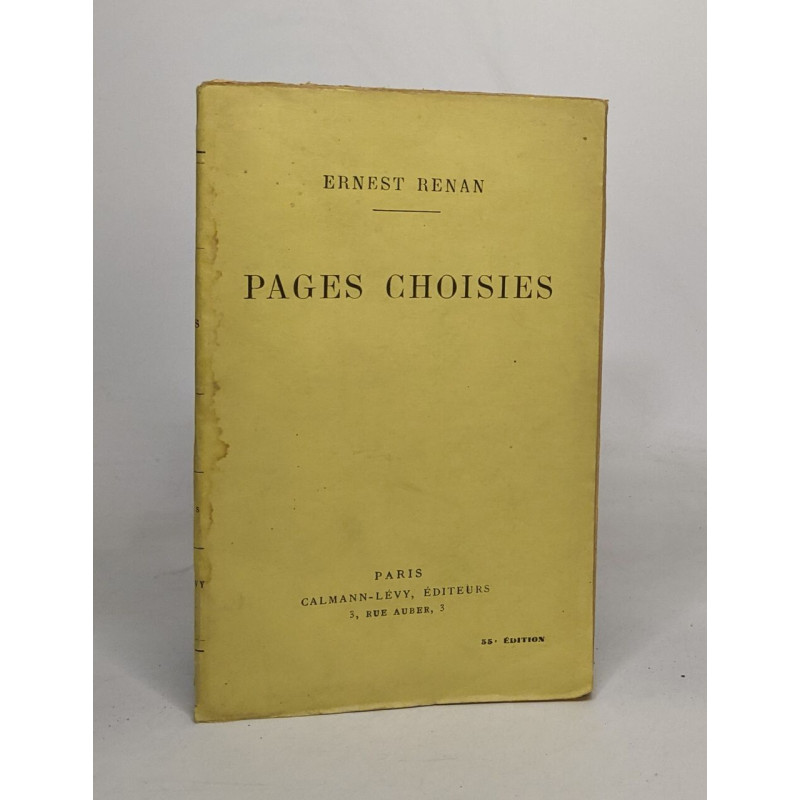 Pages choisies