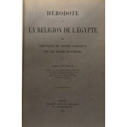 Hérodote et la religion de l'Egypte - comparaison des données...