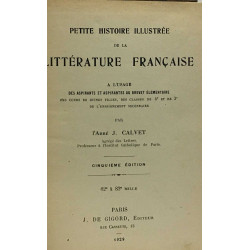 Petite histoire illustrée de la littérature française à l'usage...