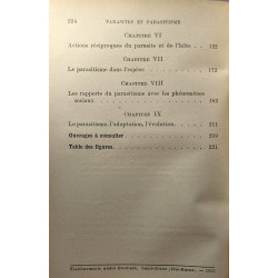 Parasites et parasitisme - coll. armand colin n°176