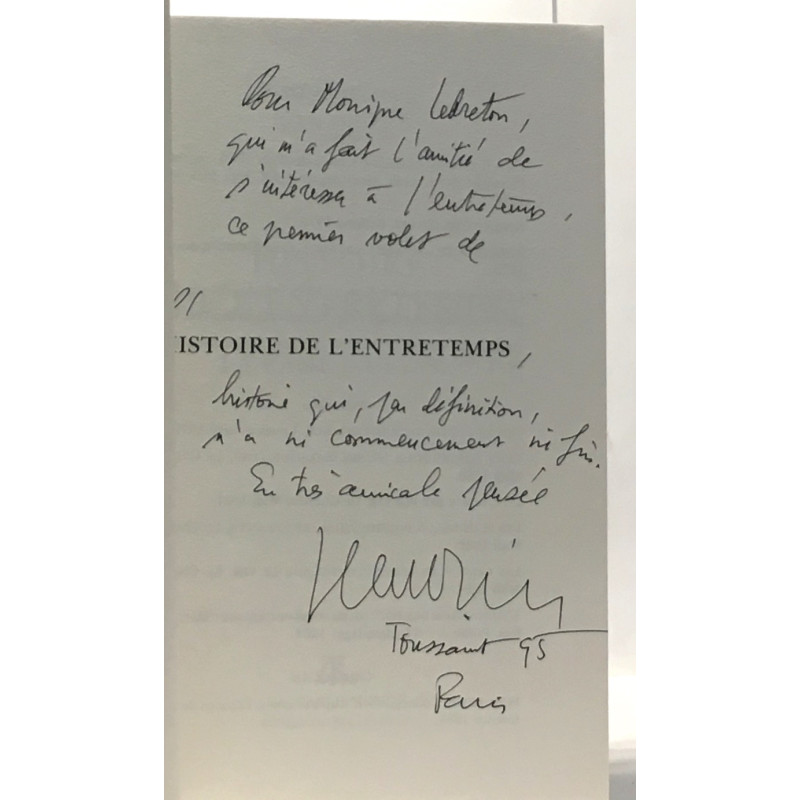 Histoire de l'entretemps