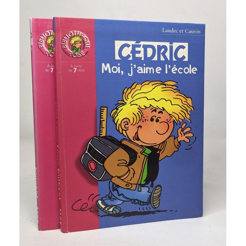 Lot de 2 histoires "Cédric": Nos amies les bêtes / Moi j'aime l'école
