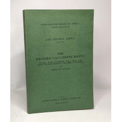 The Western Lacustrine Bantu - east central Africa Part XIII -...