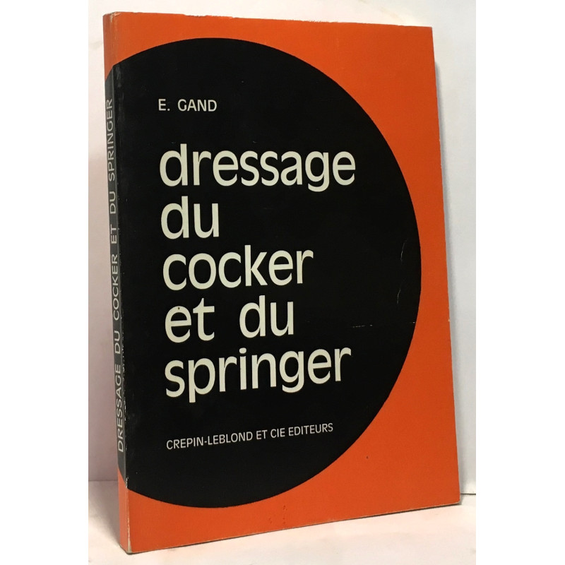 dressage du cocker et du springer