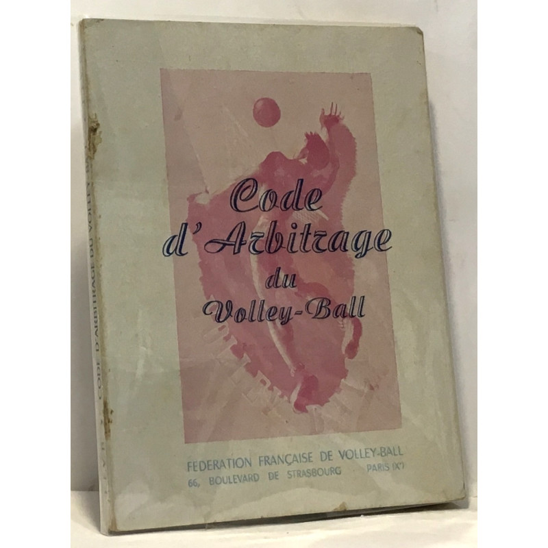 Code d'arbitrage du volley ball