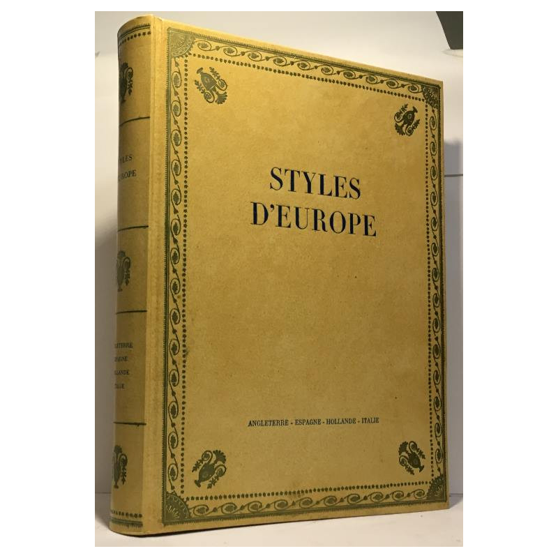 Styles d'Europe - Angleterre Espagne Hollande Italie (compilés en...