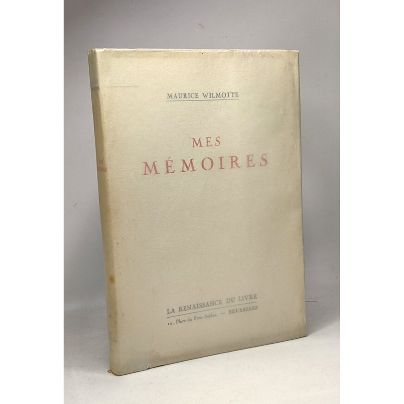 Mes mémoires