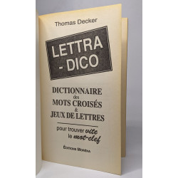 Lettra-Dico. Dictionnaire des mots Croisés