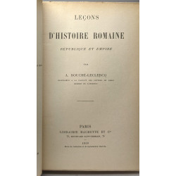 Leçons d'Histoire Romaine - République et Empire