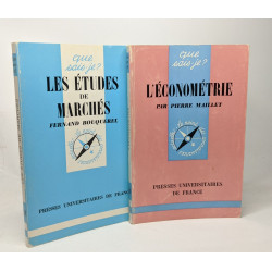 Les études de marché + L'économétrie --- 2 livres