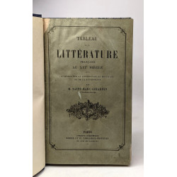Tableau de la littérature française au XVIe siècle suivi d'études...