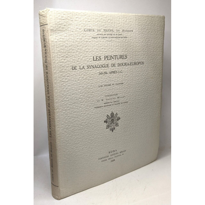 Les peintures de la synagogue de Doura-Europos 245-256 après J.C....