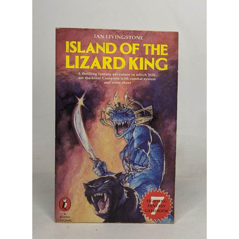 Island of the Lizard King (Puffin Adventure Gamebooks)