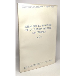 Essai sur la tonalité et la flexion verbale du Gimbala / Archives...