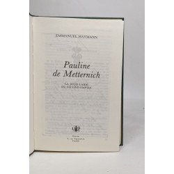 Pauline de Metternich la jolie laide du Second Empire