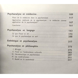 La psychanalyse - Le point de la question
