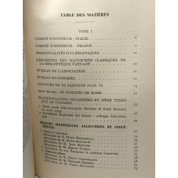 Actes du IXe congrès - ROME 13-18 avril 1973 --- Tome I et Tome II...
