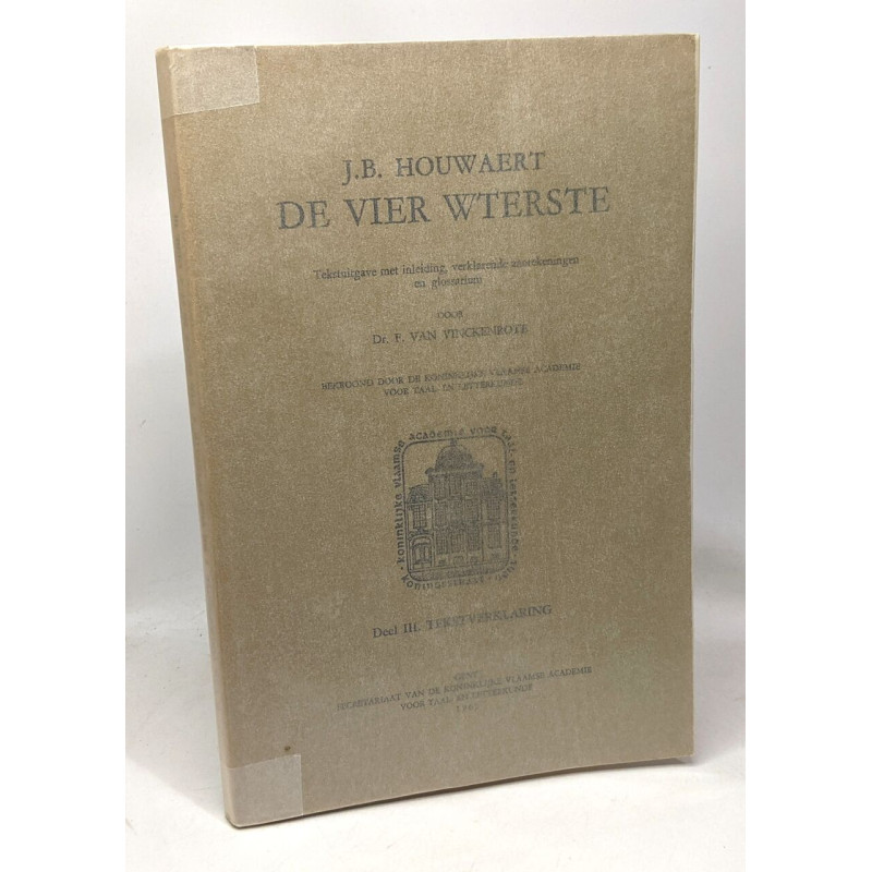 J.B. Houwaert de Vier Wterste - Tekstuitgave met inleiding...