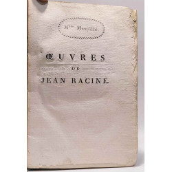 Oeuvres de Jean Racine avec des commentaires par M. Luneau de...