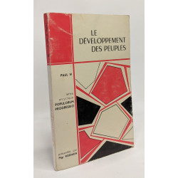 Le développement des peuples - lettre encyclique populorum progressio