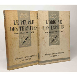 L'origine des espèces + Le peuple des termites --- 2 livres