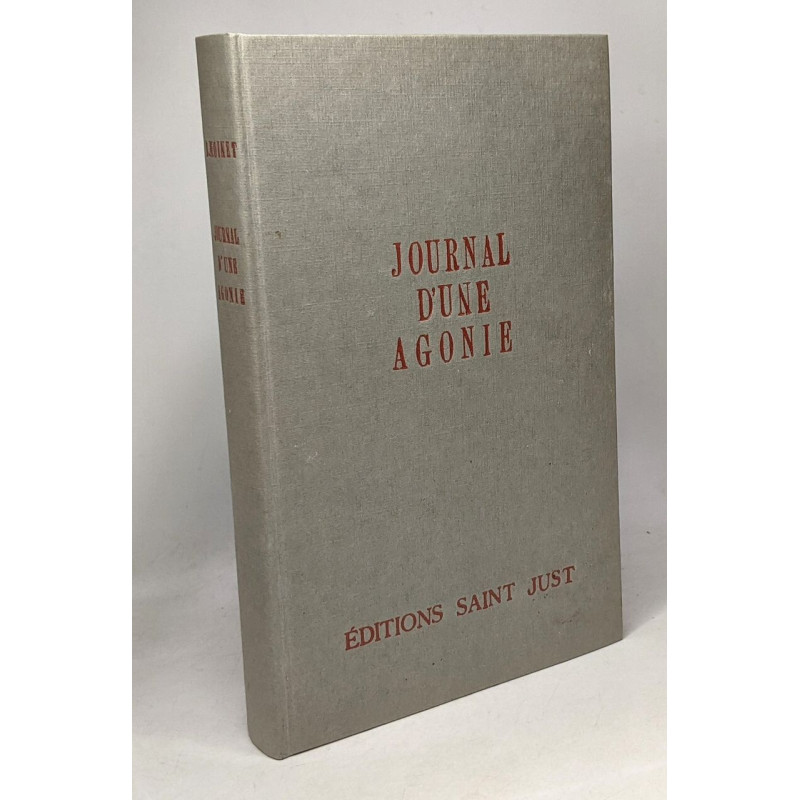 Journal d'une agonie