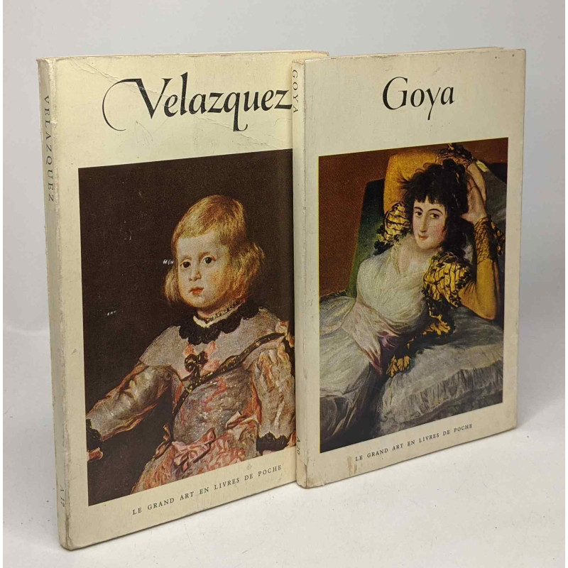Velasquez + Goya -- 2 livrets coll. Le grand art en livres de poche