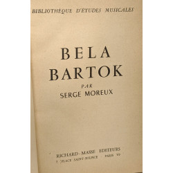 Bela Bartok - bibliothèque d'études musicales