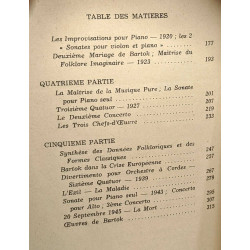 Bela Bartok - bibliothèque d'études musicales