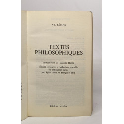 Textes philosophiques