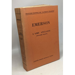 L'âme anglaise (english traits) - Coll. bilingue des classiques...