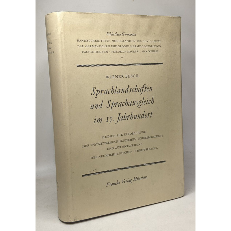 Sprachlandschaften und sprachausgleich im 15. jahrhundert -...