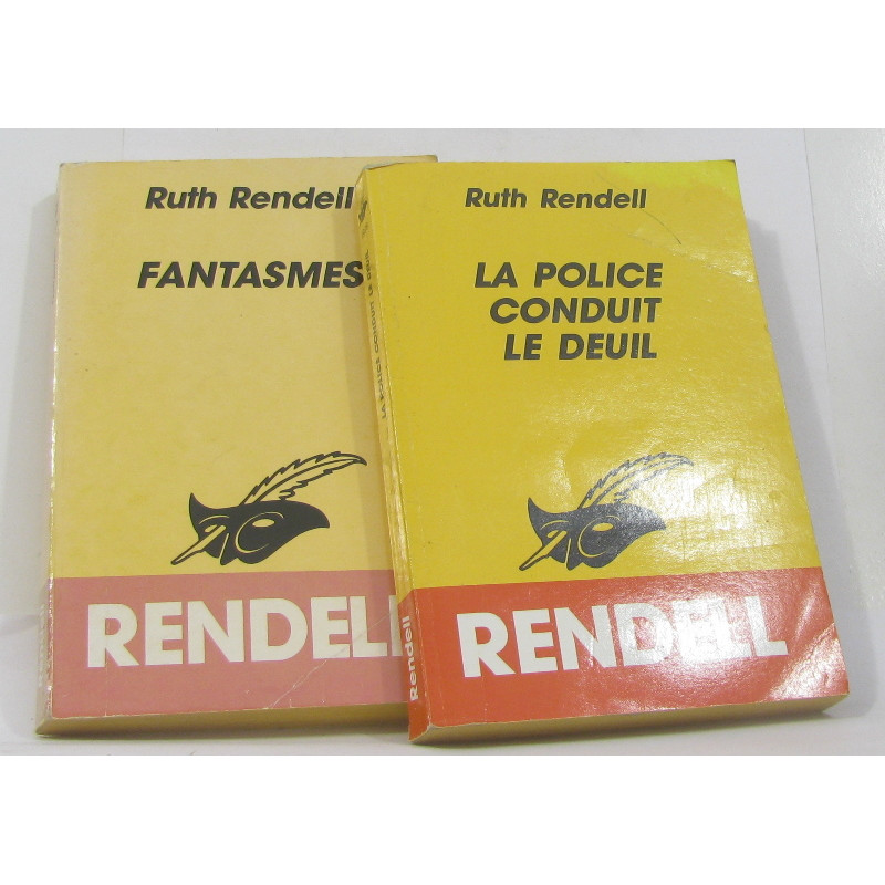La police conduit le deuil - fantasmes (lot de 2 livres)