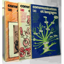 Communication et langage N°53 - 54 - 56 --- 3 numéros, audiovisuel...